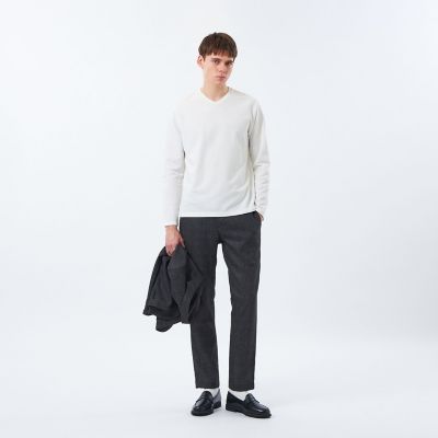 VネックロンT ストレッチミラノリブ | MACKINTOSH PHILOSOPHY (Men 