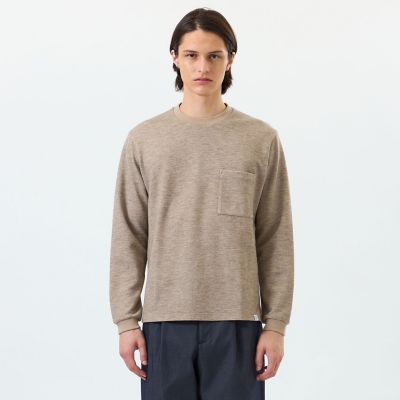 【マッキントッシュ】ビックシャドーカイリーンクルーネックセーター Ｌ　毛100% 起毛ブリスター クルーネックロンT | MACKINTOSH PHILOSOPHY (Men