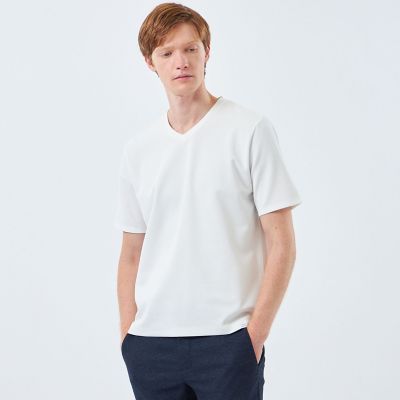 カットソー SHELTECH VーNECK 3Q 261BWNHー
