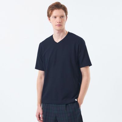 Mackintosh MACKINTOSH PHILOSOPHY (Men)/マッキントッシュ フィロソフィー VネックTシャツ サーフニット 29ネイビー トップス【三越伊勢丹/公式】