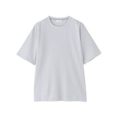 クルーネックＴシャツ　ミニワッフル