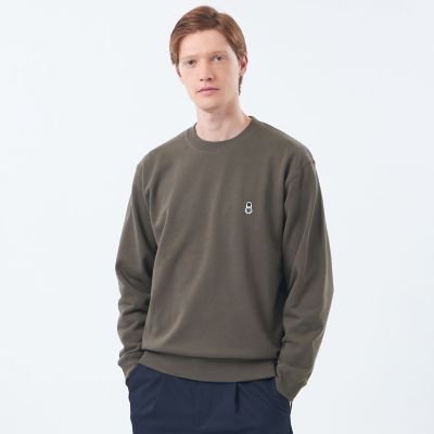 Mackintosh MACKINTOSH PHILOSOPHY (Men)/マッキントッシュ フィロソフィー【WEB & 一部店舗限定】BUCKINGHAM BEAR 10オンス裏パイル ワンポイントクルーネックスウェット 07チャコールグレー トップス【三越