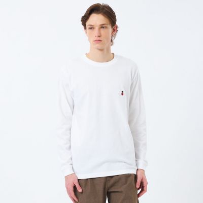 Mackintosh MACKINTOSH PHILOSOPHY (Men)/マッキントッシュ フィロソフィー【WEB & 一部店舗限定】バッキンガムベア 5.6オンス天竺 ワンポイントクルーネック 01ホワイト トップス【三越伊勢丹/公式】
