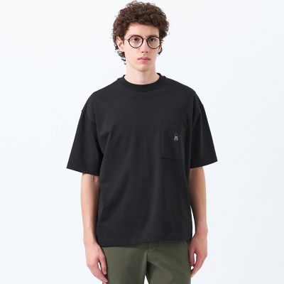 プーさん　45R 度詰天竺の水玉プリントビッグTシャツ カットソー バッキンガムベア 度詰め天竺 スピンドルTシャツ | MACKINTOSH