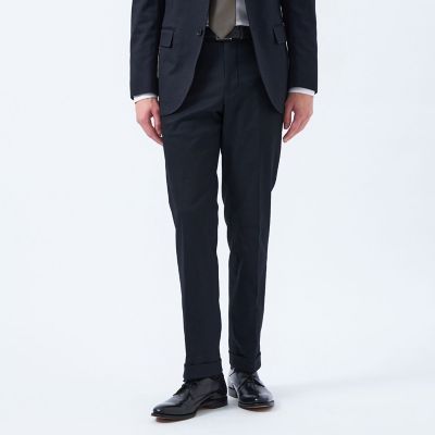 Mackintosh MACKINTOSH PHILOSOPHY (Men)/マッキントッシュ フィロソフィー【25年春夏モデル】トロッター トラウザーズ #000(ナンバーゼロ)バーズアイストレッチ リサイクル 09ブラック パンツ・ズボン【三越伊勢丹/公式】