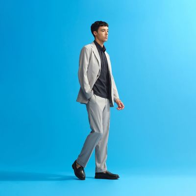 マッキントッシュフィロソフィー トロッター セットアップ ストライプ 38 トロッター ウルトラライトトラウザーズ ナローサッカーストライプ