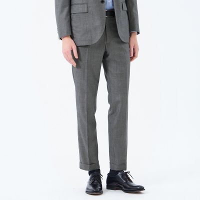 トロッター トラウザーズ＃108 ウール混グレンチェック