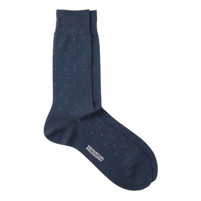 ＜MACKINTOSH PHILOSOPHY (Men)＞ピンドット　ビジネスソックス