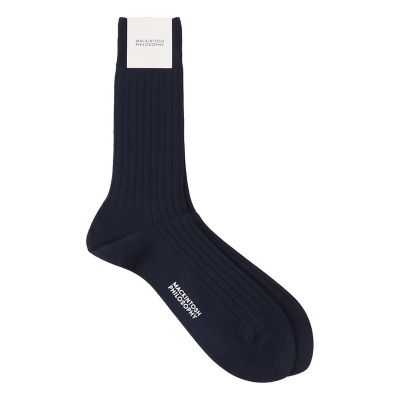 ＜MACKINTOSH PHILOSOPHY (Men)＞プレーティングストライプ　ビジネスソックス