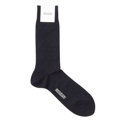 ＜MACKINTOSH PHILOSOPHY (Men)＞ピンドット　ビジネスソックス