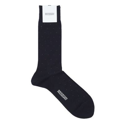 ＜MACKINTOSH PHILOSOPHY (Men)＞ピンドット　ビジネスソックス