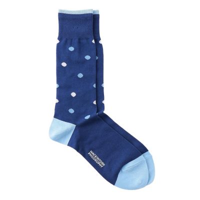 ＜MACKINTOSH PHILOSOPHY (Men)＞マルチドット　カジュアルソソックス