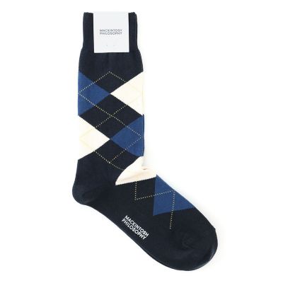 ＜MACKINTOSH PHILOSOPHY (Men)＞アーガイル　ビジネスソックス