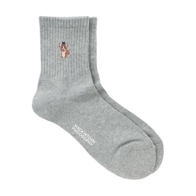 ＜MACKINTOSH PHILOSOPHY (Men)＞コーギー　フロント＆バックスタイルワンポイント　カジュアルソックス