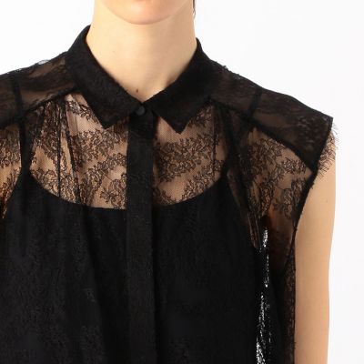 チュールレース ノースリーブブラウス 三越伊勢丹オンラインストア 公式