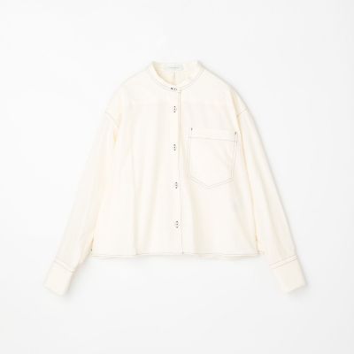 ハイブリッドタイプライター　スタンドネックシャツ