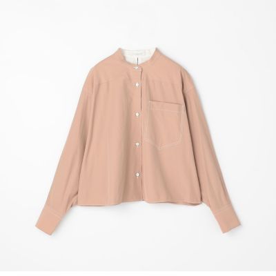 新作からSALEアイテム等お得な商品満載 ハイブリッドタイプライター スタンドネックシャツ | maison シャツ/ブラウス(長袖/七分)