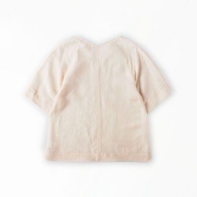 エアリースラブクロス　Ｖネックブラウス