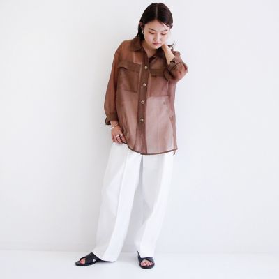 シャンブレーオーガンジー　ＣＰＯシャツ