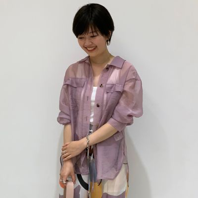 シャンブレーオーガンジー　ＣＰＯシャツ