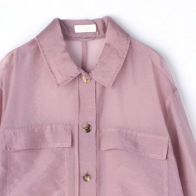 シャンブレーオーガンジー　ＣＰＯシャツ