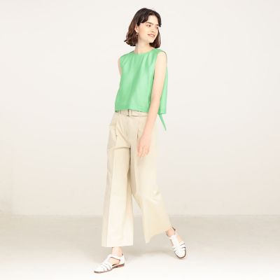 バックリボンブラウス