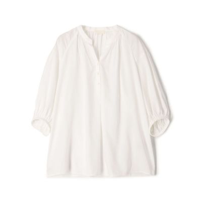 ＜maison TOMORROWLAND＞シアーアムンゼン　パフスリーブブラウス