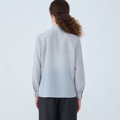 クリアデシン フリルボウタイブラウス | maison TOMORROWLAND/メゾン