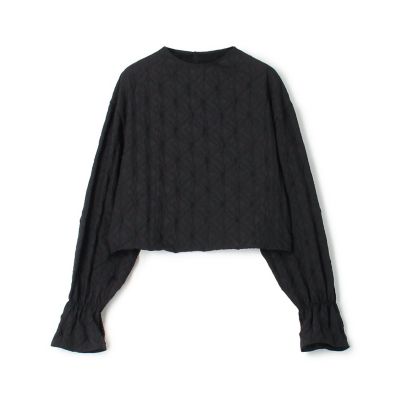 キカエンボスステッチ ビルドネックプルオーバー | maison