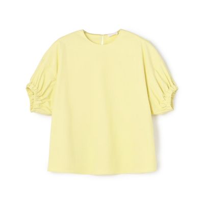 ＜maison TOMORROWLAND＞ラッシュストレッチ　ギャザースリーブブラウス