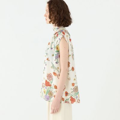 【別注】ｍａｎｉｐｕｒｉ　ｆｏｒ　Ｂａｌｌｓｅｙ　Ｃｏｌｌａｇｅ　Ｂｌｏｏｍ　バックボウタイブラウス