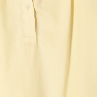 クリスタルコットン　スキッパーブラウス