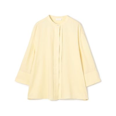 クリスタルコットン　ハーフスリーブブラウス
