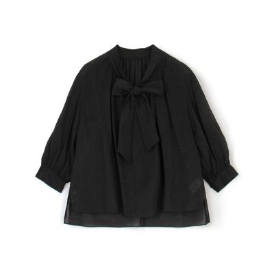 スムースラミー　バイヤスボウタイブラウス