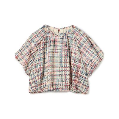 maison TOMORROWLAND/メゾン トゥモローランド モザイクツイード　パフブラウス