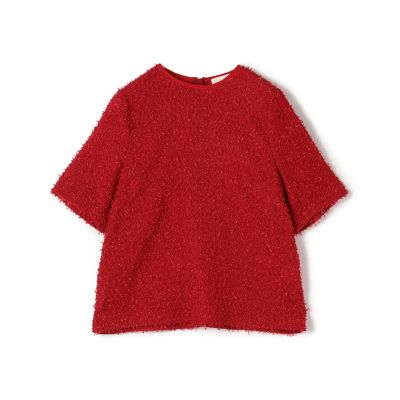 ＜maison TOMORROWLAND＞ファンシーヤーンツイード　ショートＴブラウス