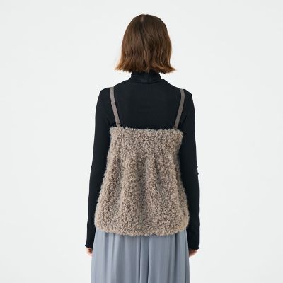 ミックスファー キャミソールプルオーバー | maison TOMORROWLAND