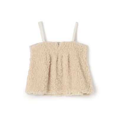 【送料無料】maison TOMORROWLAND/メゾン トゥモローランド ミックスファー キャミソールプルオーバー 43ベージュ トップス【三越伊勢丹/公式】