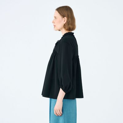 美品 エディション トゥモローランド 定価1,8万 ギャザーブラウス W138 美品 エディション トゥモローランド 定価1,8万 ギャザー