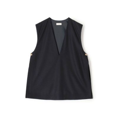 ＜maison TOMORROWLAND＞ウールスムース　Ｖネックベスト