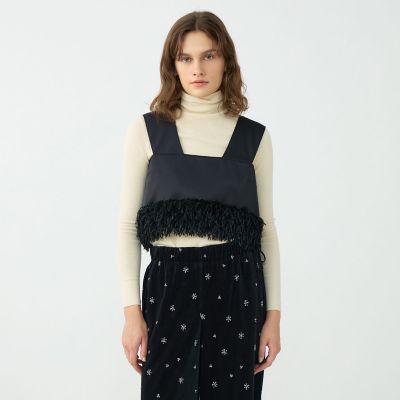 フェザーコンビ ショートビスチェ | maison TOMORROWLAND/メゾン