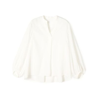 ＜maison TOMORROWLAND＞【予約商品１月上旬以降順次お届け】グロスアムンゼン　テントラインブラウス