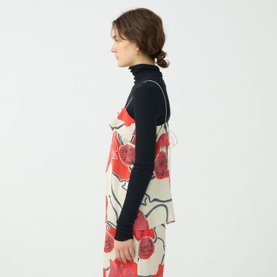 ポピープリント キャミソールブラウス | maison TOMORROWLAND/メゾン