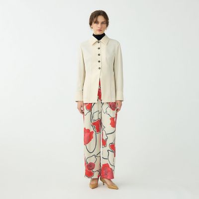 Ballsey ハイツイストビエラ ステンカラーシャツジャケット ハイツイストビエラ ステンカラーシャツジャケット | maison