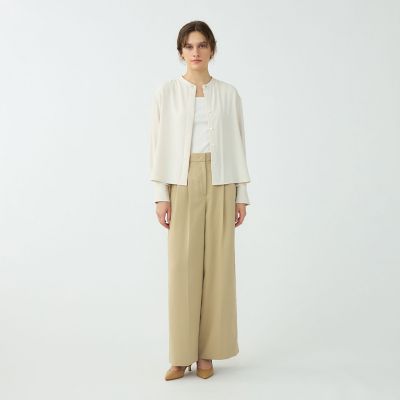 サンディジョーゼット ボックスシルエットブラウス | maison