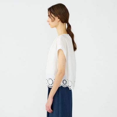 エアリーメッシュ フレンチスリーブプルオーバー | maison