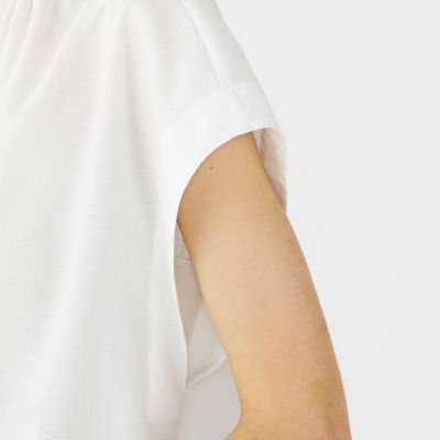 エアリーメッシュ フレンチスリーブプルオーバー | maison