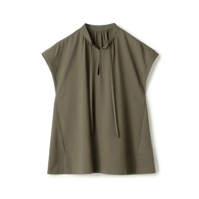 ＜maison TOMORROWLAND＞【予約商品５月下旬以降順次お届け】サブレジョーゼット　スキッパーブラウス