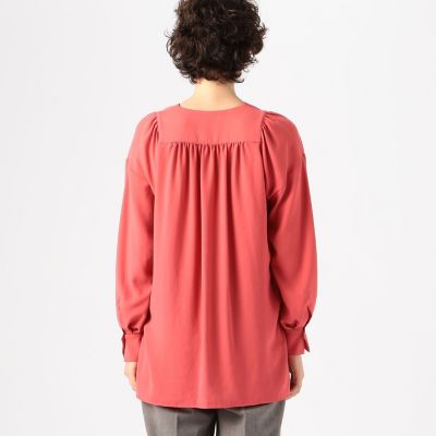 ライトアムンゼン　キーネックブラウス
