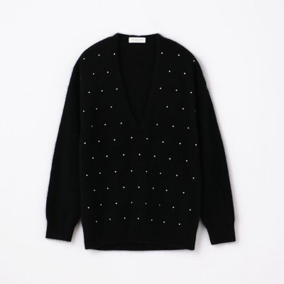 ウールパール　Ｖネックプルオーバー
